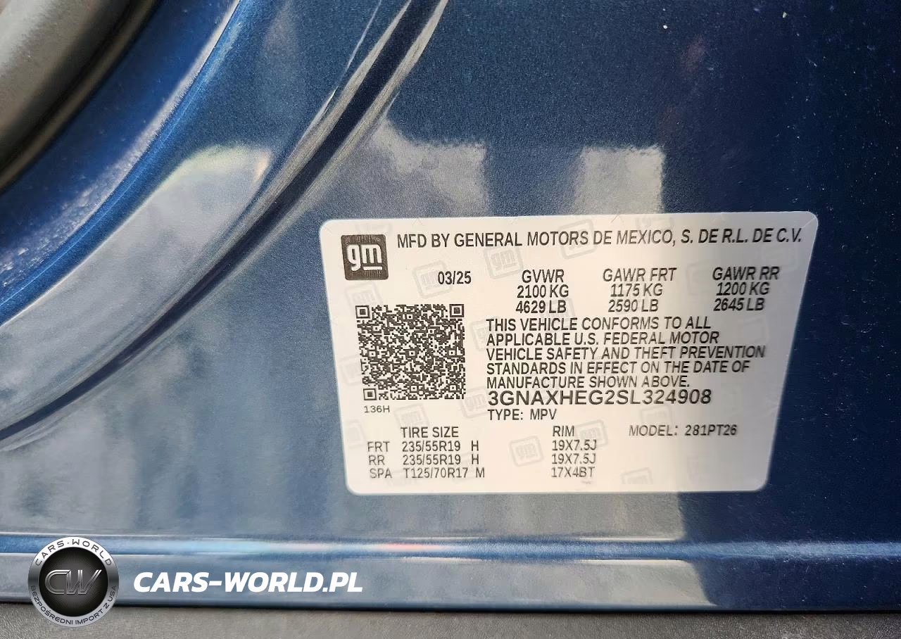 2025 Chevrolet Equinox Lt VIN:3GNAXHEG2SL324908 - 13
