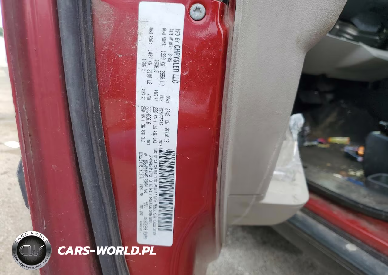 2008 Dodge Grand Caravan Se VIN:1D8HN44HX8B180004 - 13