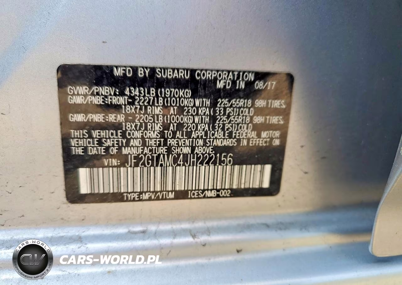 2018 Subaru Crosstrek Limited VIN:JF2GTAMC4JH222156 - 12