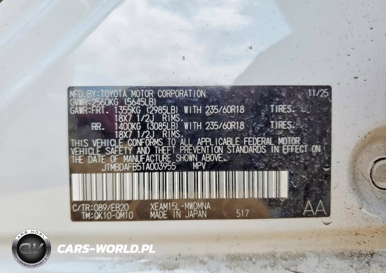 2026 Toyota Bz Xle VIN:JTMBDAFB5TA003955 - 13