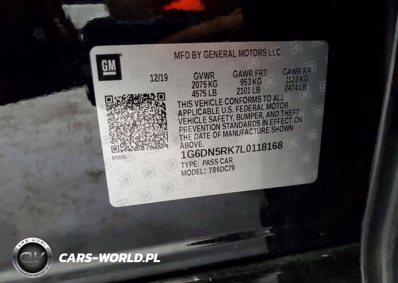 2020 Cadillac Ct5 Premium Luxury VIN:1G6DN5RK7L0118168 - 12