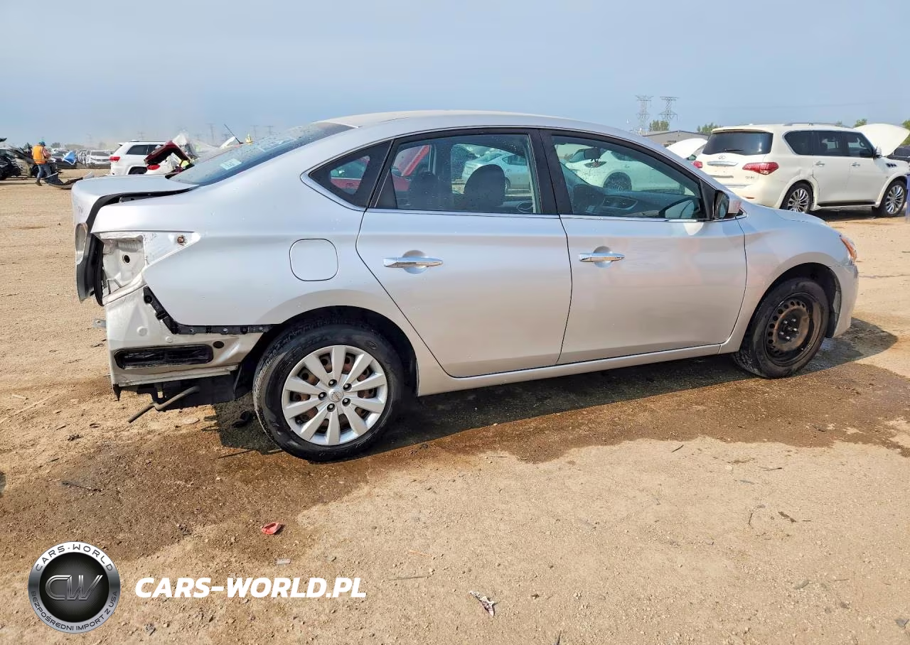 2014 Nissan Sentra Sv VIN:3N1AB7APXEL665746 - 3