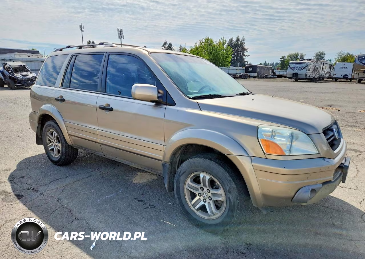 2005 Honda Pilot Exl VIN:5FNYF18605B014070 - 4
