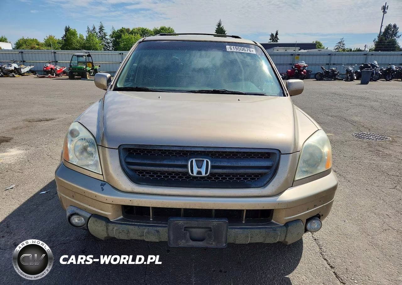 2005 Honda Pilot Exl VIN:5FNYF18605B014070 - 5