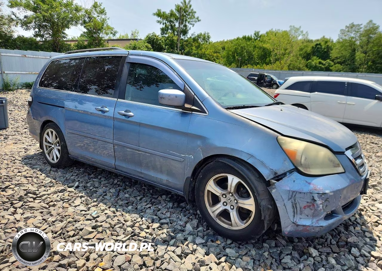 2007 Honda Odyssey Ex VIN:5FNRL38487B032696 - 4
