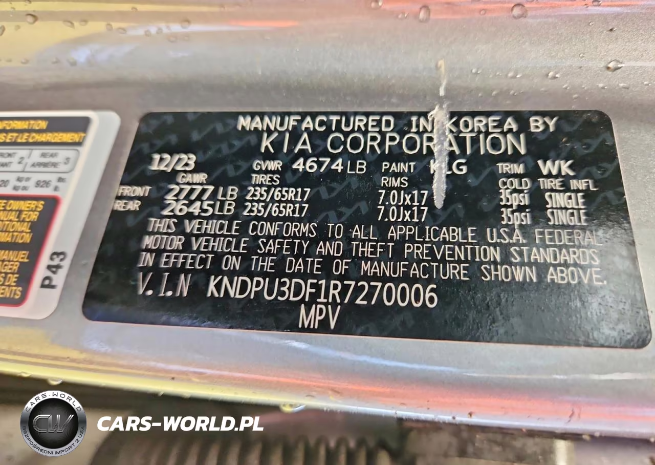 2024 Kia Sportage Lx VIN:KNDPU3DF1R7270006 - 13