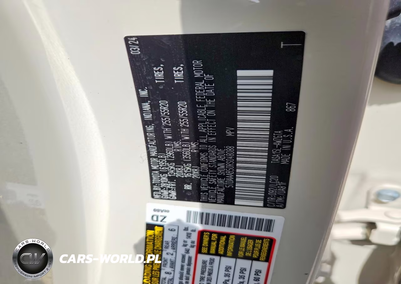 2024 Toyota Grand Highlander Limited VIN:5TDAAAB50RS048088 - 12