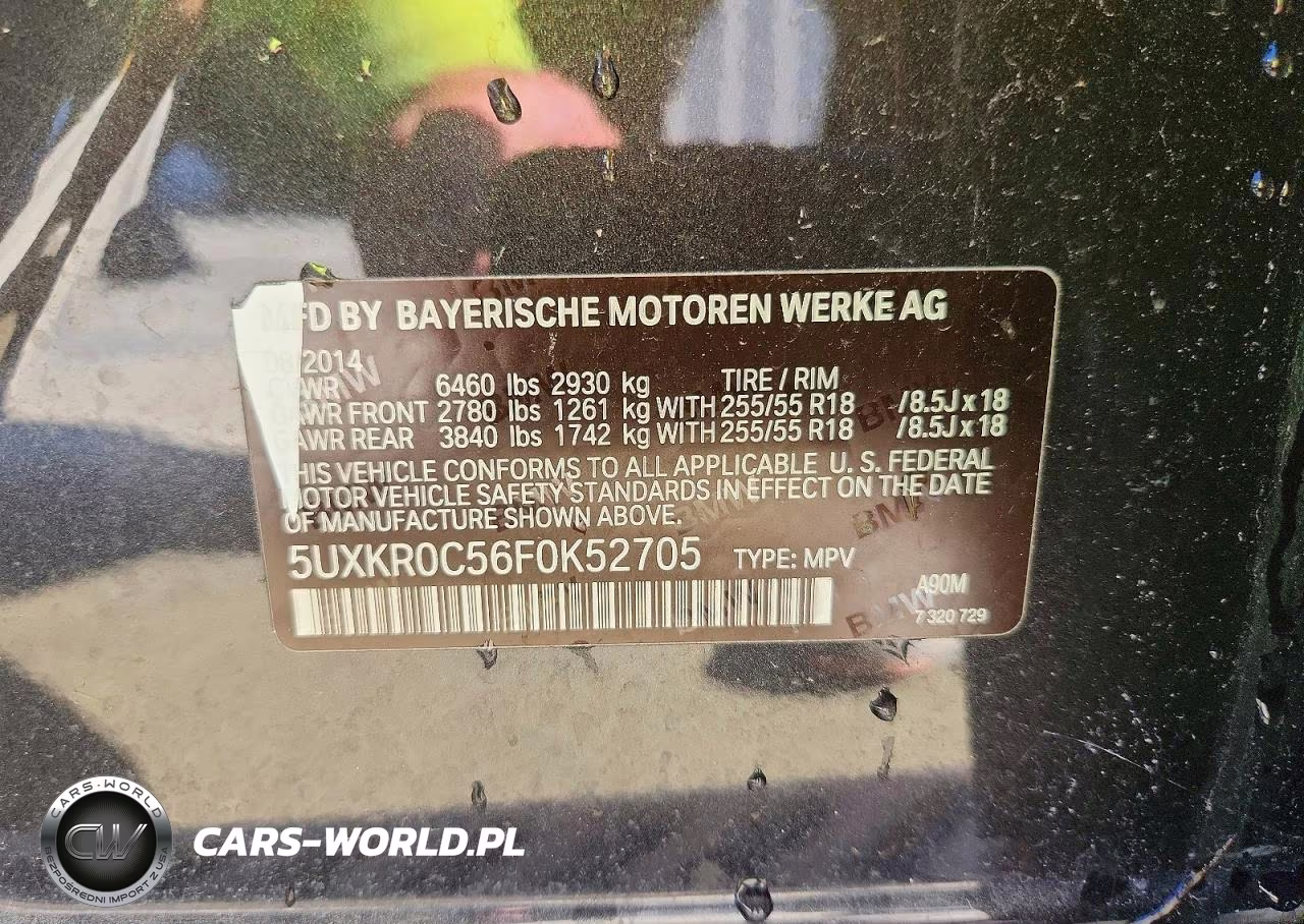 2015 BMW X5 xDrive35I VIN:5UXKR0C56F0K52705 - 13
