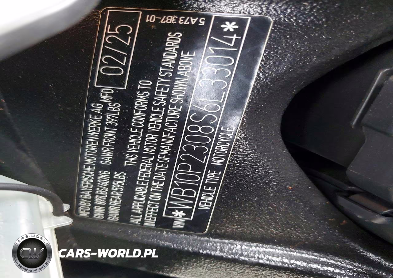 2025 BMW S 1000 Rr VIN:WB10P2308S6L33014 - 9