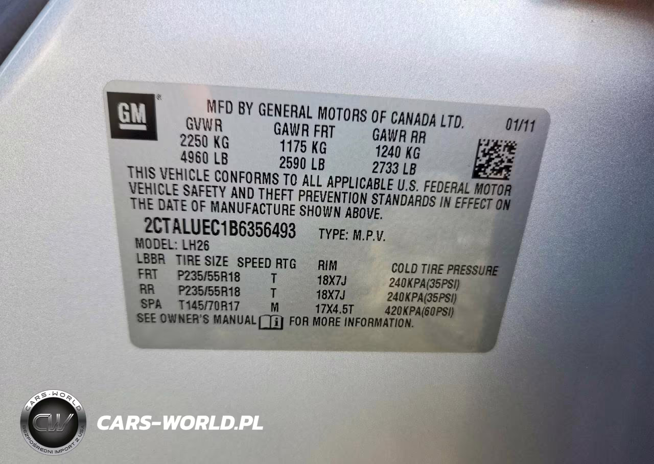 2011 GMC Terrain Slt VIN:2CTALUEC1B6356493 - 13