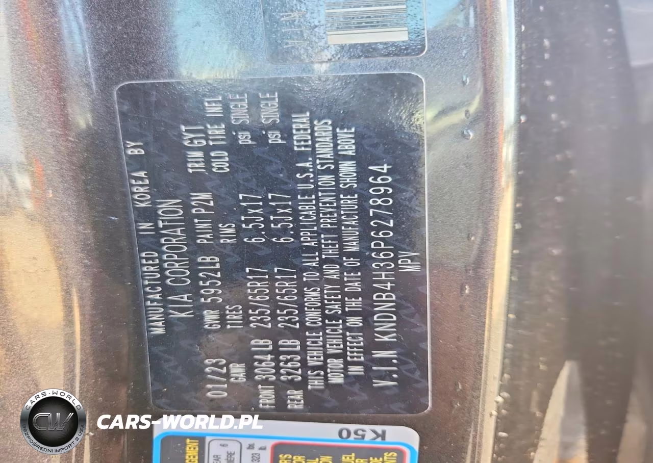 2023 Kia Carnival Lx VIN:KNDNB4H36P6278964 - 14