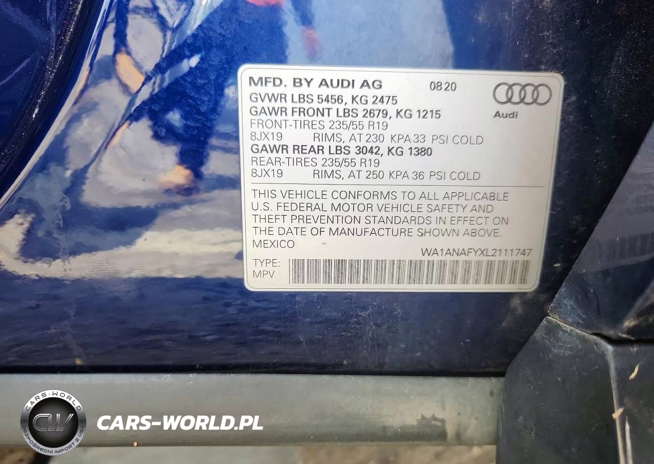 2020 Audi Q5 Premium VIN:WA1ANAFYXL2111747 - 13