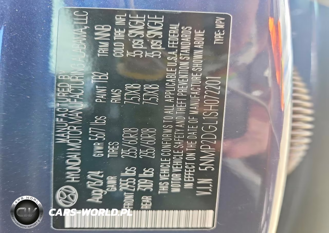 2025 Hyundai Santa Fe Sel VIN:5NMP2DGL1SH072201 - 13