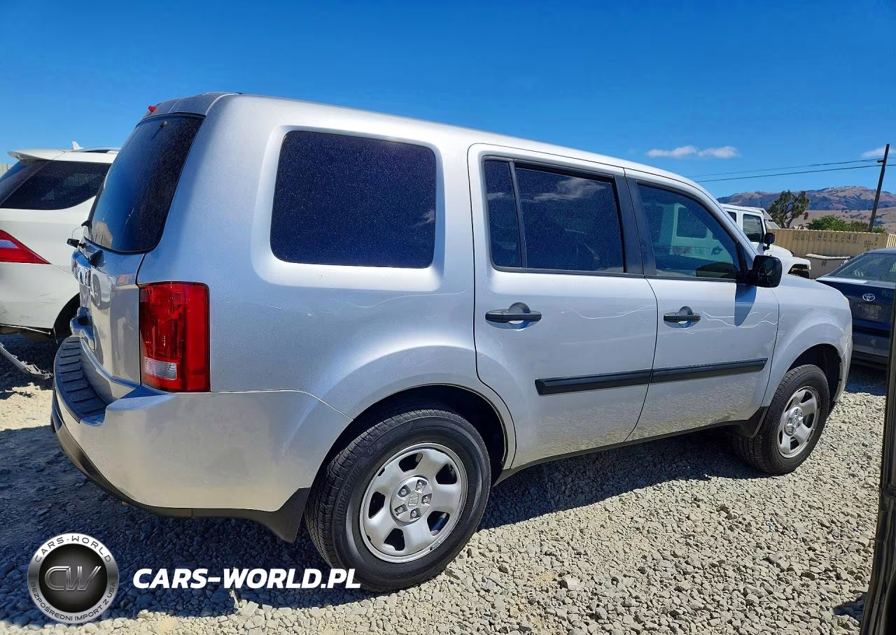 2012 Honda Pilot Lx VIN:5FNYF3H26CB032529 - 3