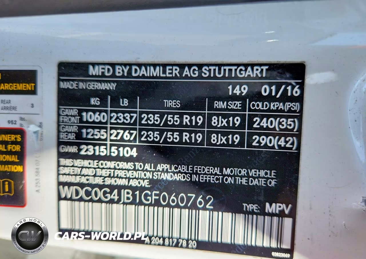 2016 Mercedes-Benz Glc 300 VIN:WDC0G4JB1GF060762 - 12