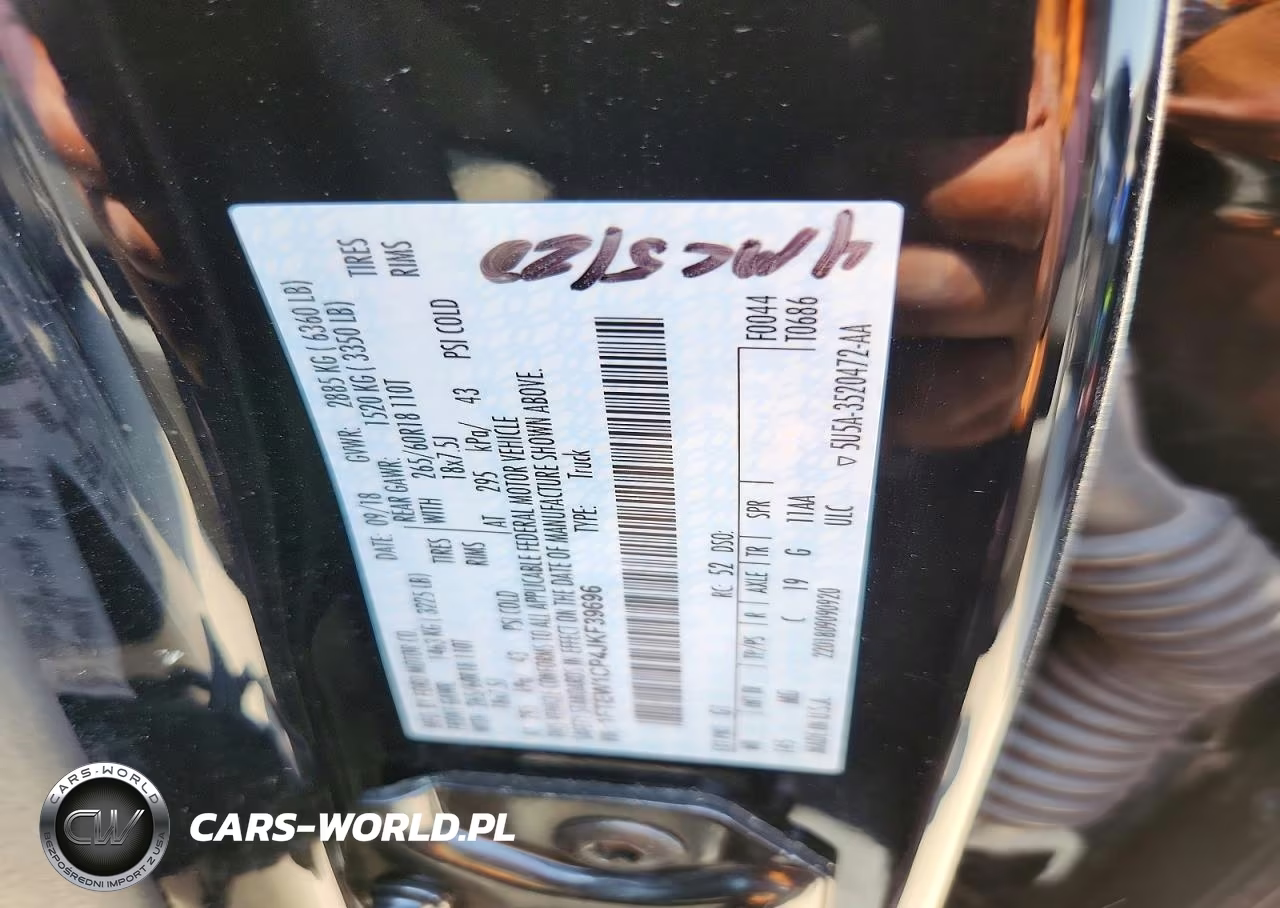 2018 Ford F150 Supercrew VIN:1FTEW1CP4JKF39696 - 12