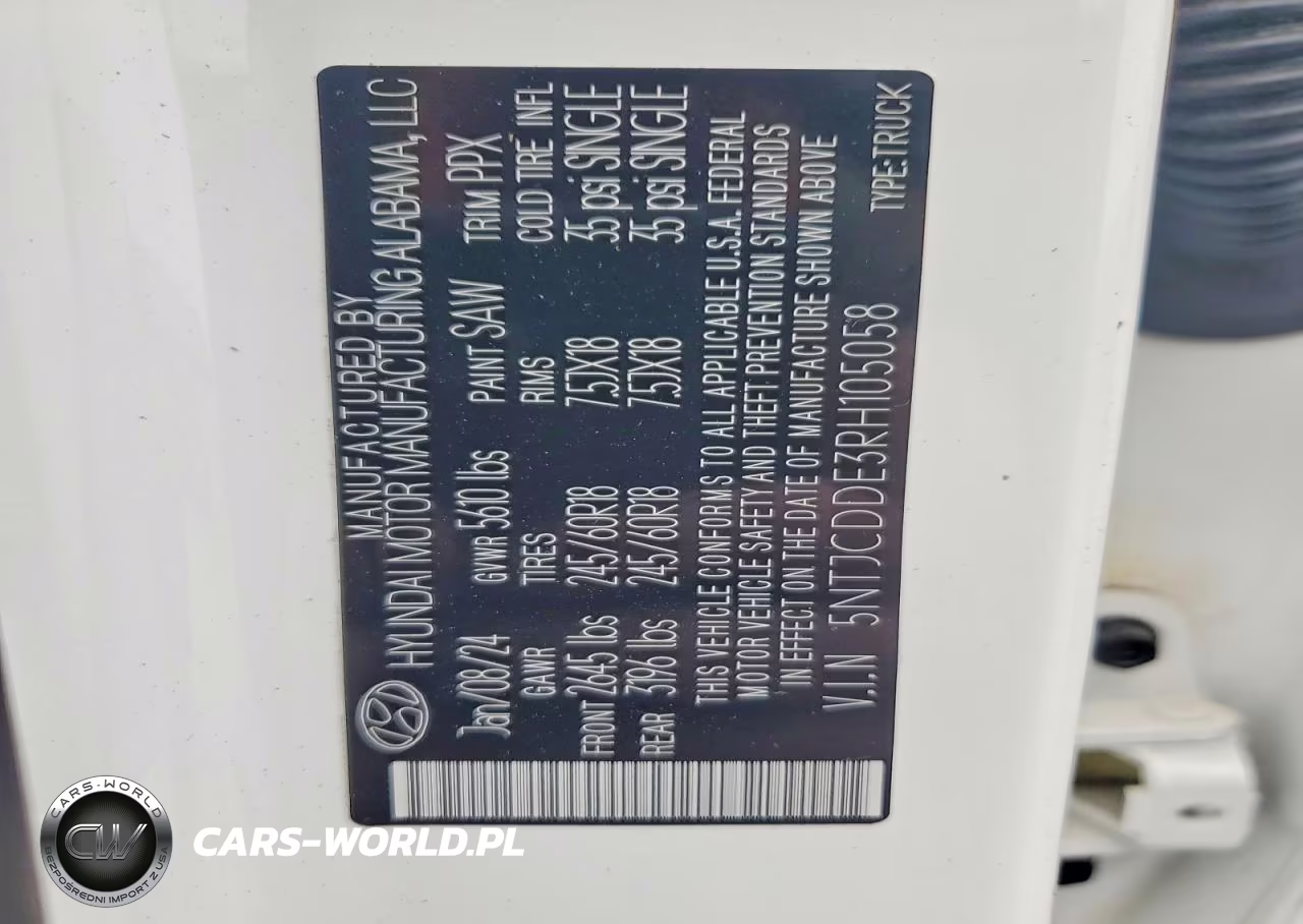 2024 Hyundai Santa Cruz Sel VIN:5NTJCDDE3RH105058 - 12