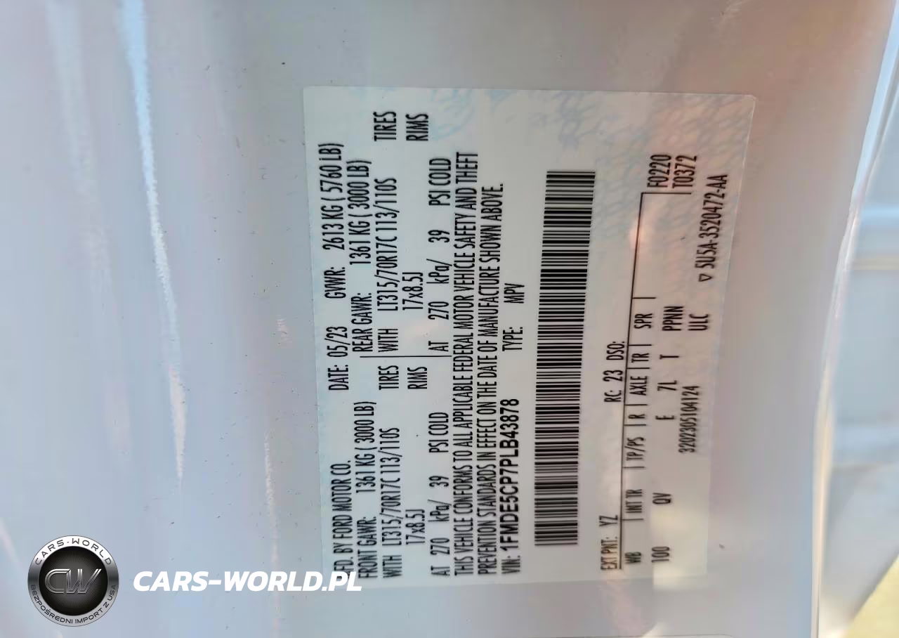 2023 Ford Bronco Base VIN:1FMDE5CP7PLB43878 - 12