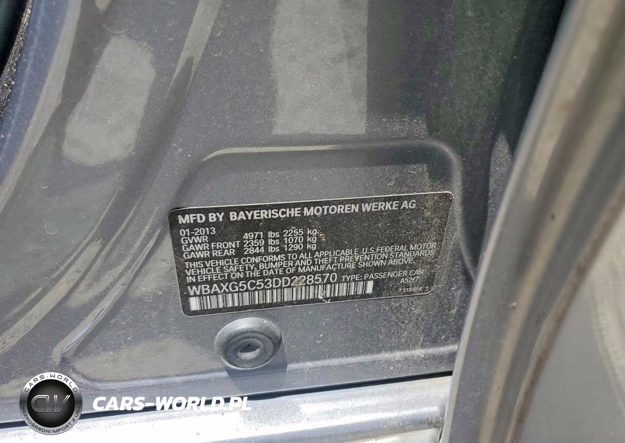 2013 BMW 528 I VIN:WBAXG5C53DD228570 - 12