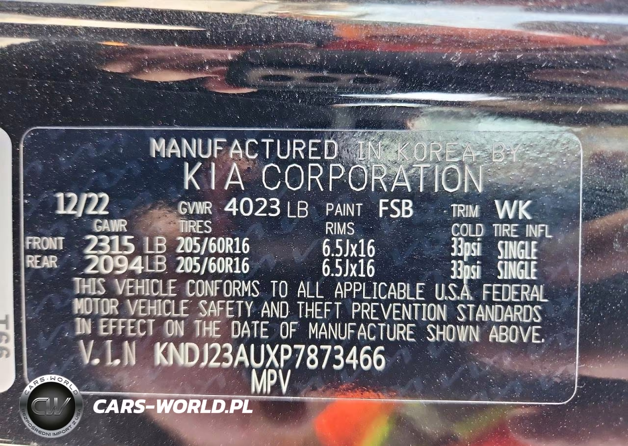 2023 Kia Soul Lx VIN:KNDJ23AUXP7873466 - 13