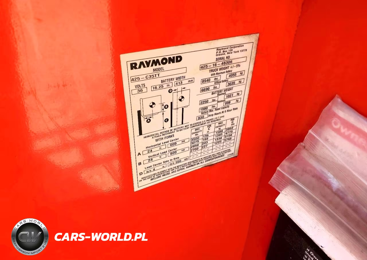 2016 Raymond Unknown VIN:00000004251648306 - 10