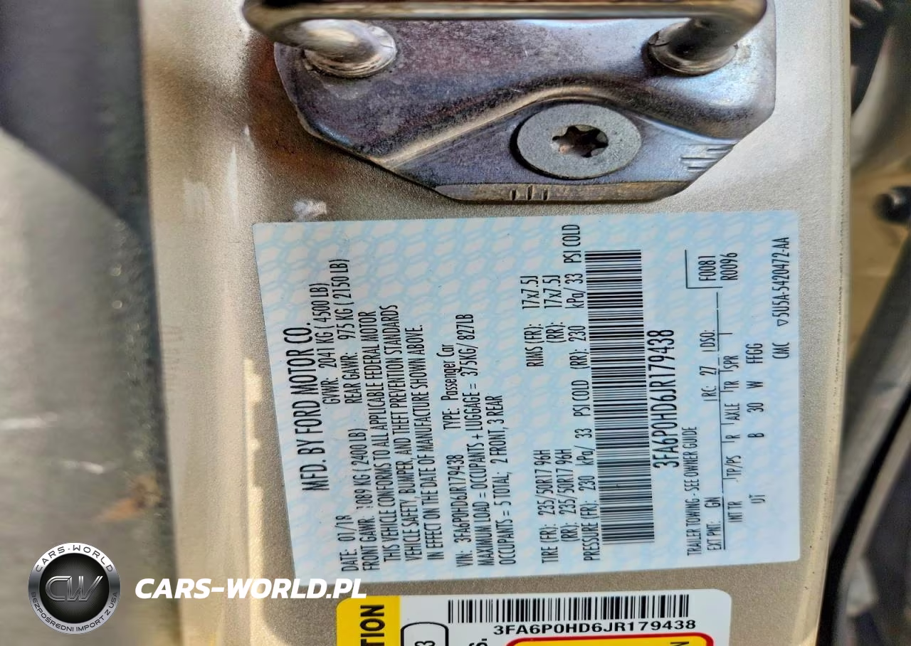 2018 Ford Fusion Se VIN:3FA6P0HD6JR179438 - 13