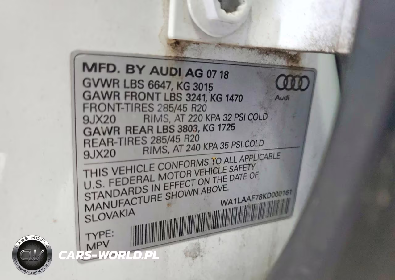 2019 Audi Q7 Premium Plus VIN:WA1LAAF78KD000161 - 14