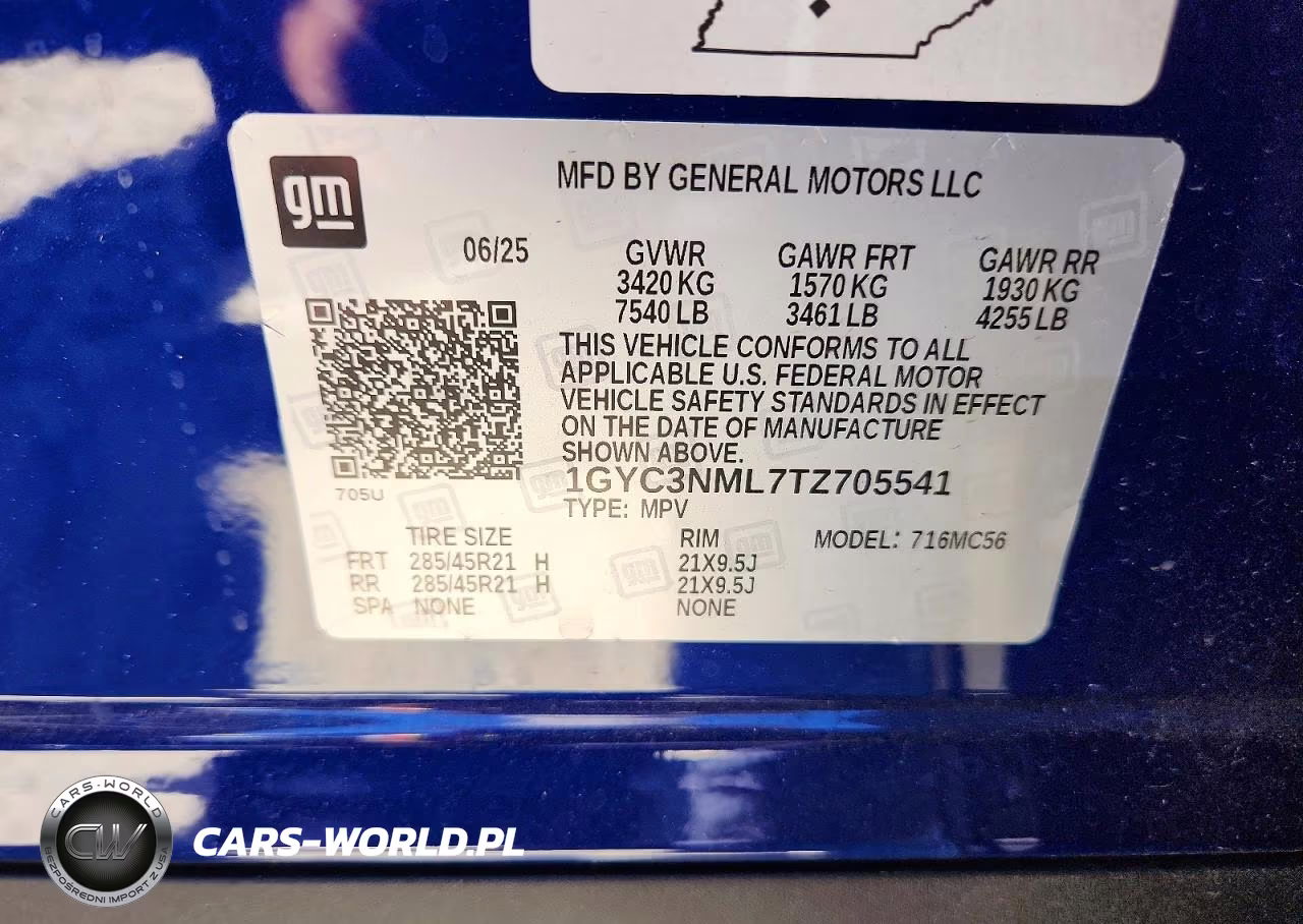 2026 Cadillac Vistiq Sport VIN:1GYC3NML7TZ705541 - 14