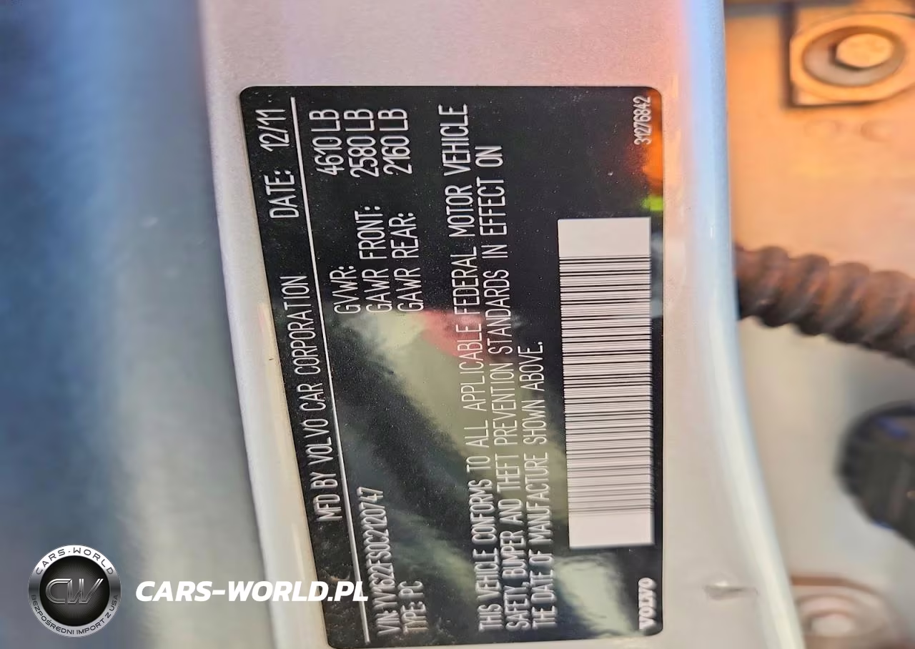 2012 Volvo S60 T5 VIN:YV1622FS0C2120747 - 12