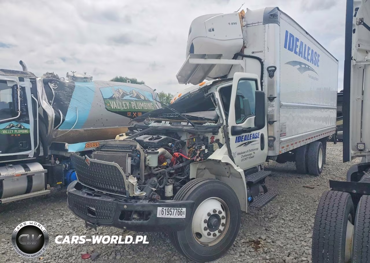 2023 International Mv607 Refrigerated Box Truck VIN:3HAEUMML4PL187130 - 1