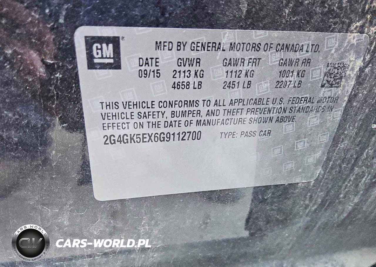 2016 Buick Regal VIN:2G4GK5EX6G9112700 - 12