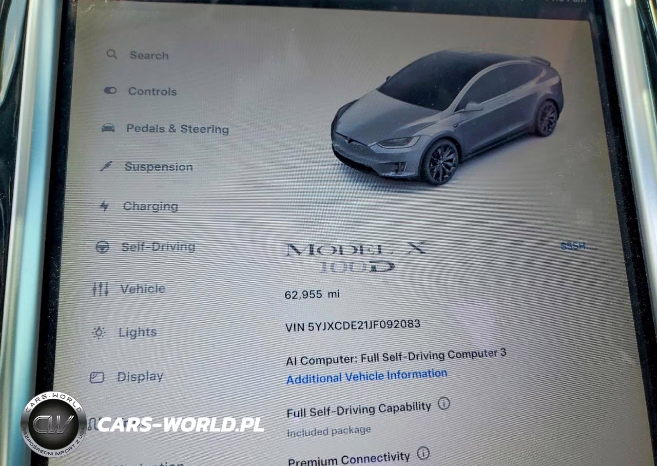 2018 Tesla Model X VIN:5YJXCDE21JF092083 - 9