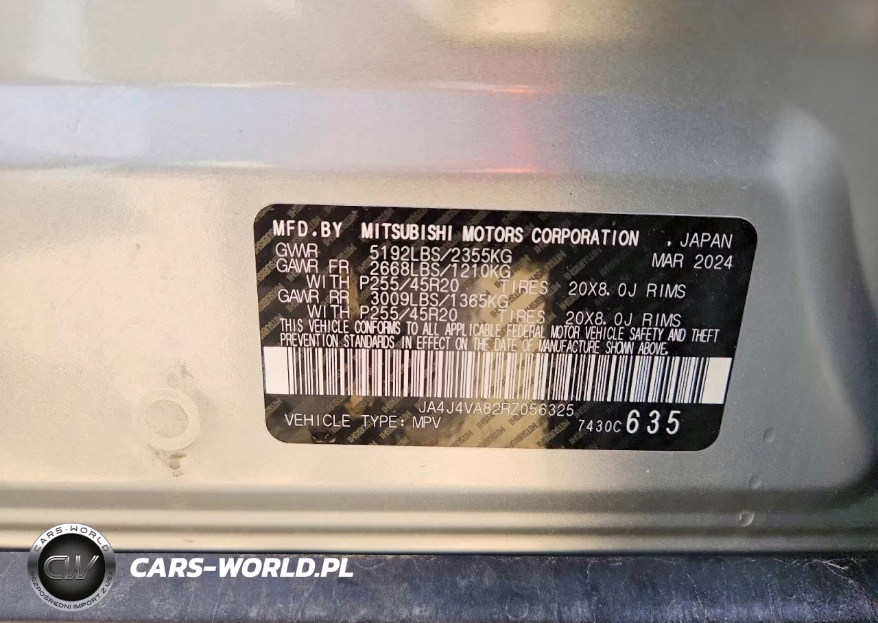 2024 Mitsubishi Outlander Se VIN:JA4J4VA82RZ056325 - 13