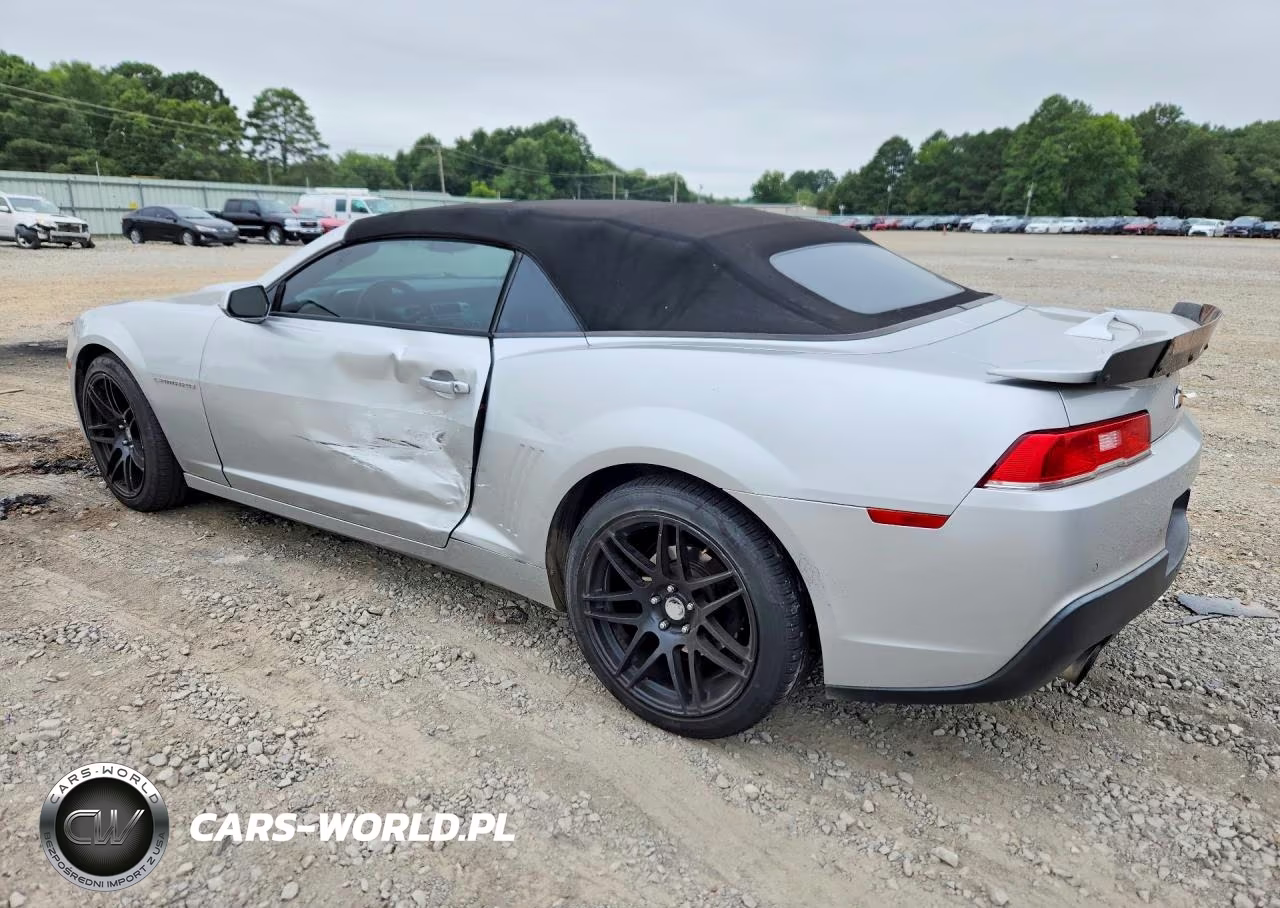 2015 Chevrolet Camaro Lt VIN:2G1FD3D38F9280004 - 2