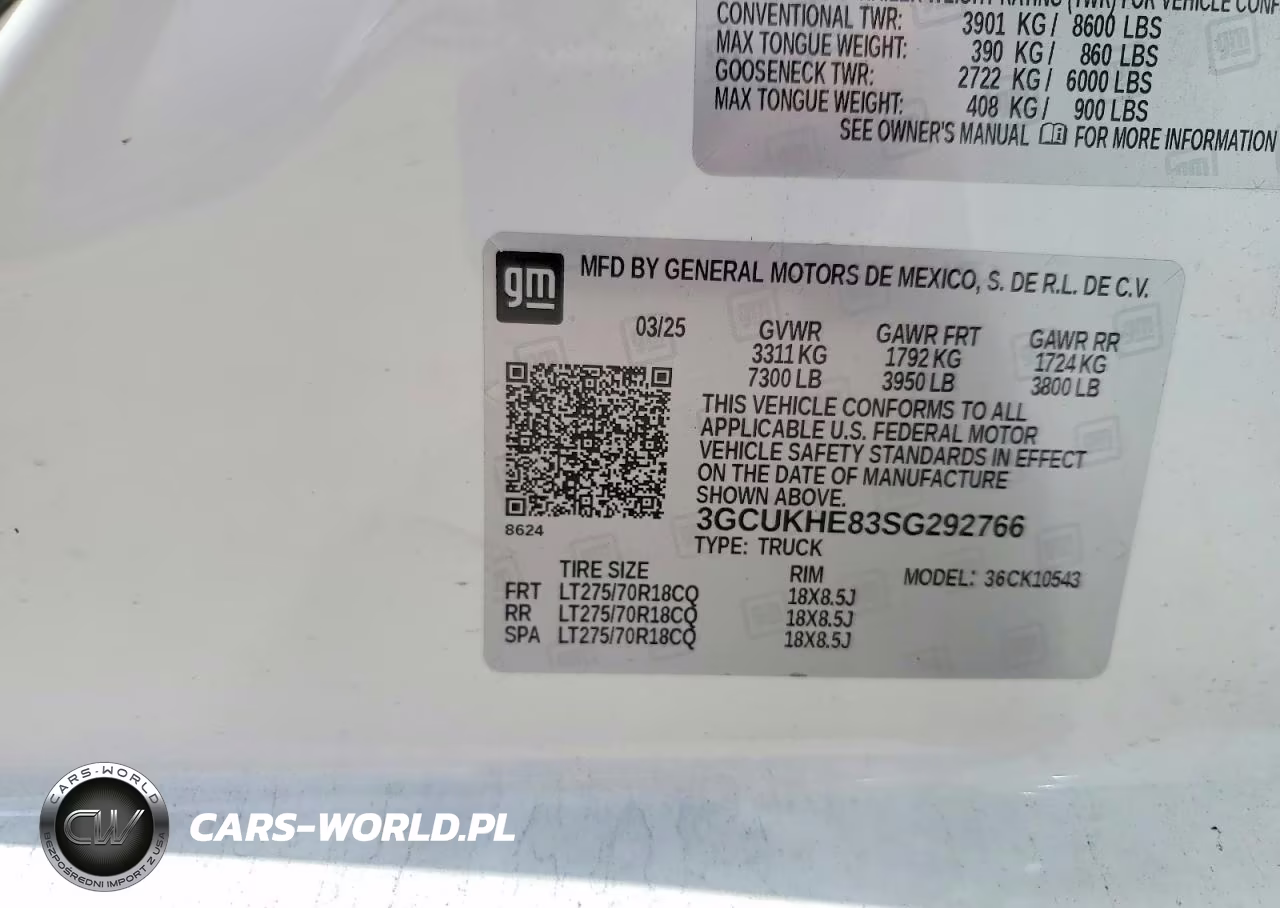 2025 Chevrolet Silverado K1500 Zr2 VIN:3GCUKHE83SG292766 - 13