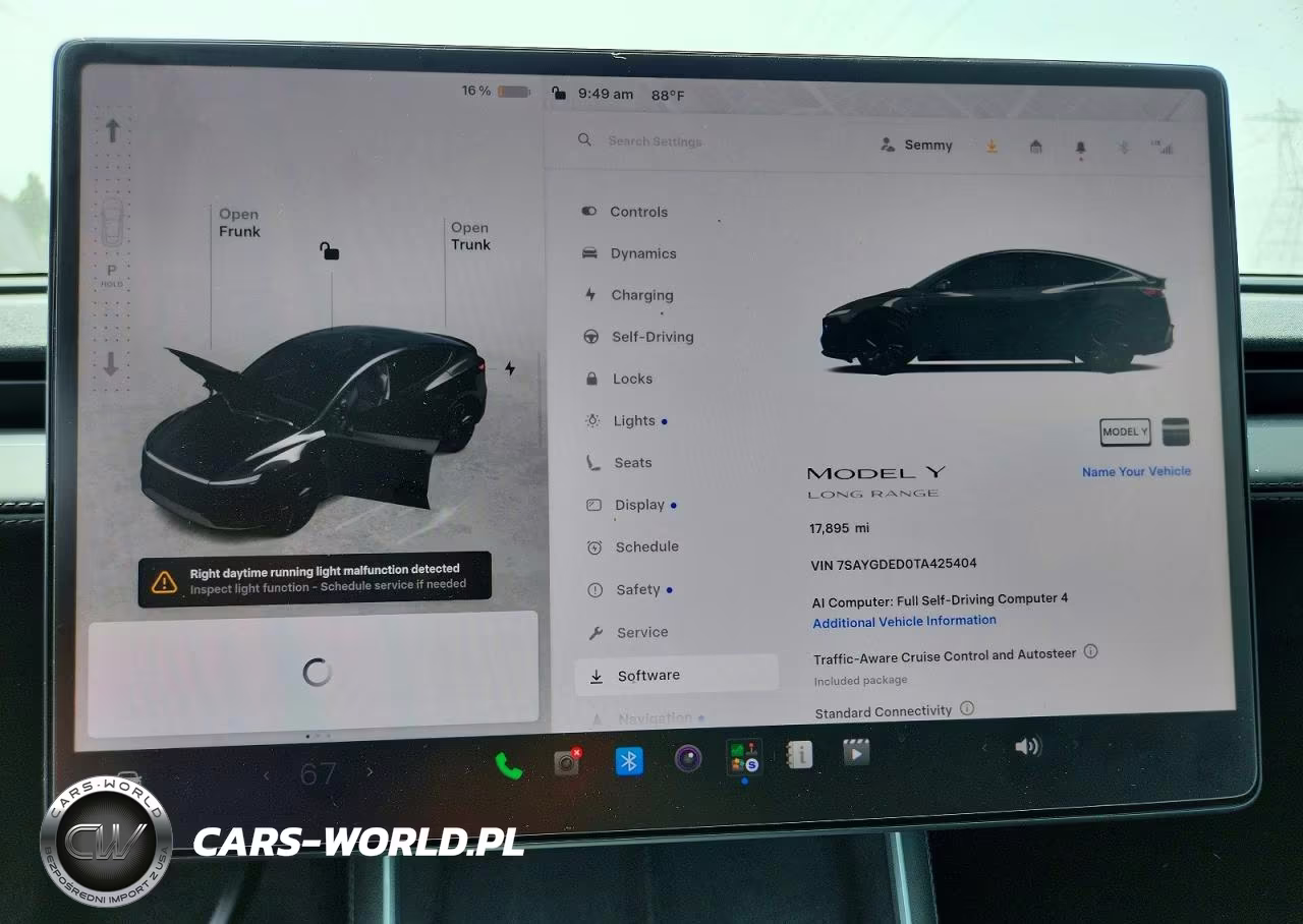 2026 Tesla Model Y VIN:7SAYGDED0TA425404 - 9