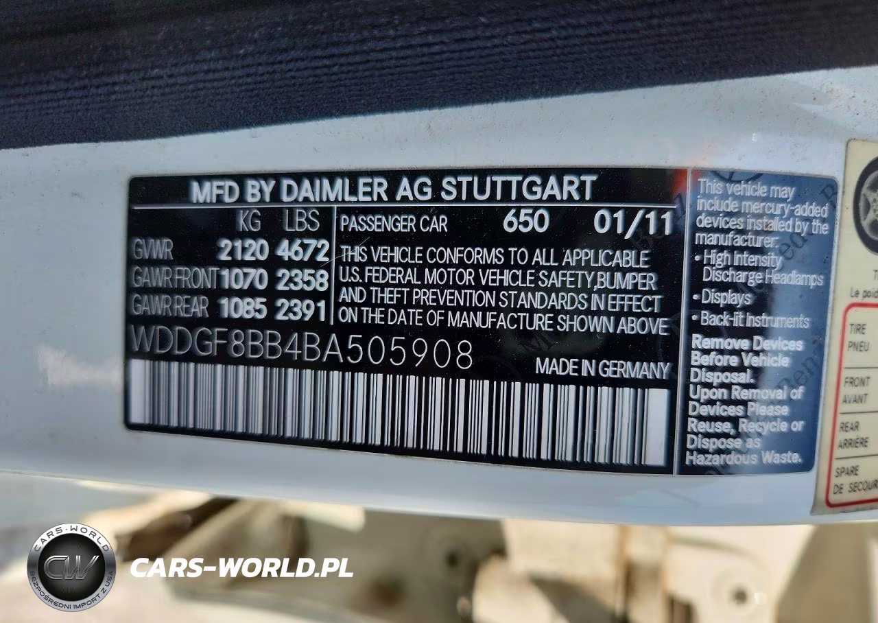 2011 Mercedes-Benz C 300 4Matic VIN:WDDGF8BB4BA505908 - 12
