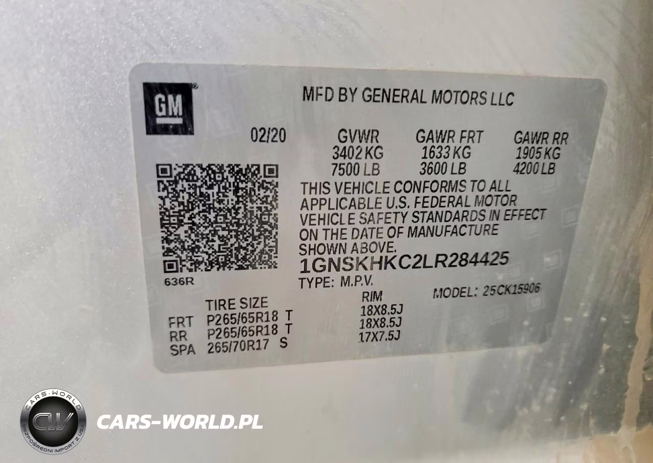 2020 Chevrolet Suburban K1500 Lt VIN:1GNSKHKC2LR284425 - 14