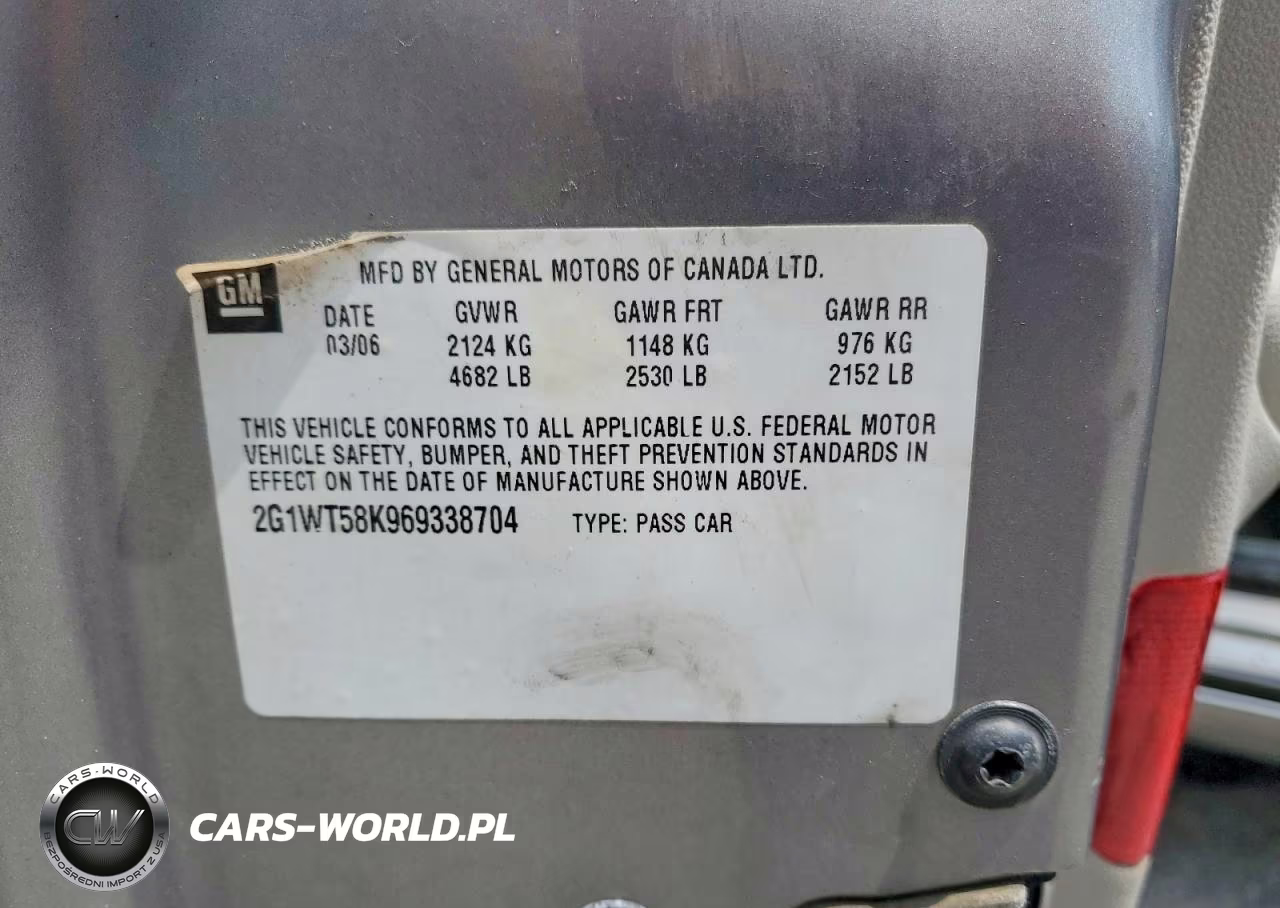 2006 Chevrolet Impala Lt VIN:2G1WT58K969338704 - 12