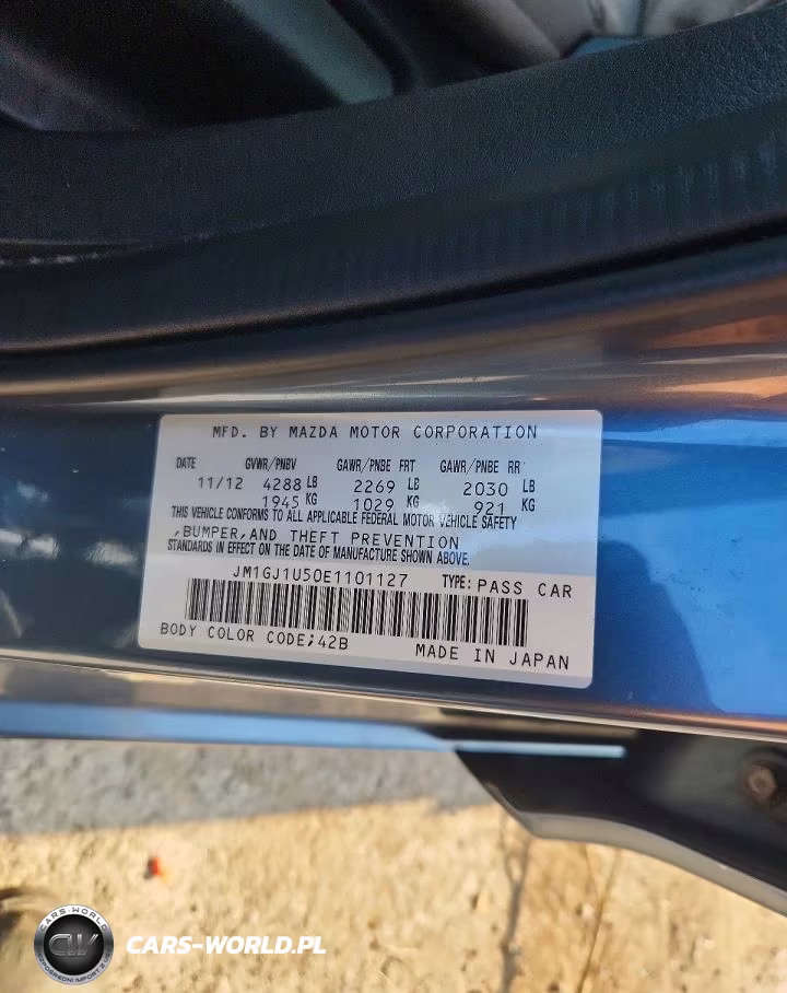 2014 Mazda 6 Sport VIN:JM1GJ1U50E1101127 - 12