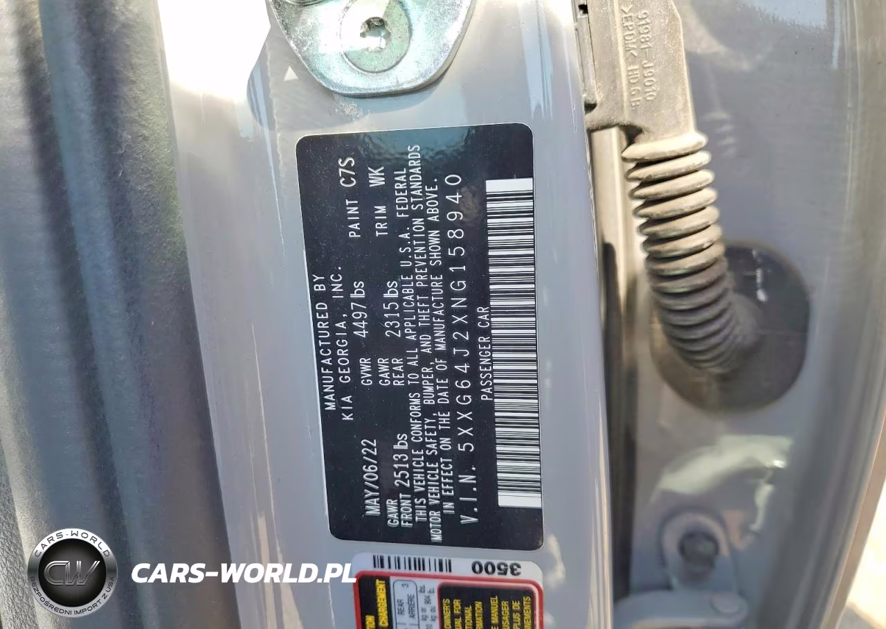 2022 Kia K5 Gt Line VIN:5XXG64J2XNG158940 - 12