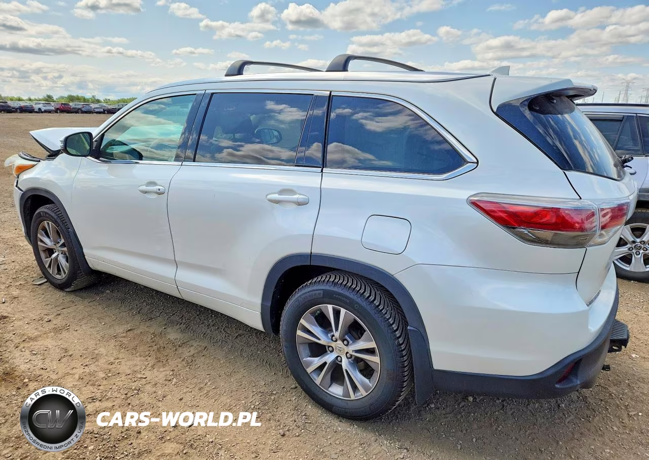 2014 Toyota Highlander Xle VIN:5TDJKRFH5ES069416 - 2