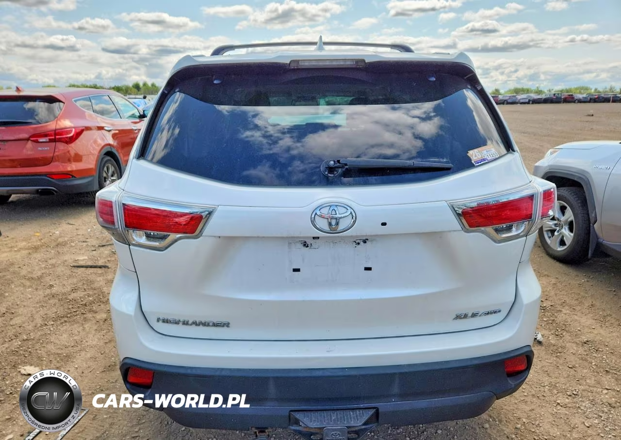 2014 Toyota Highlander Xle VIN:5TDJKRFH5ES069416 - 6
