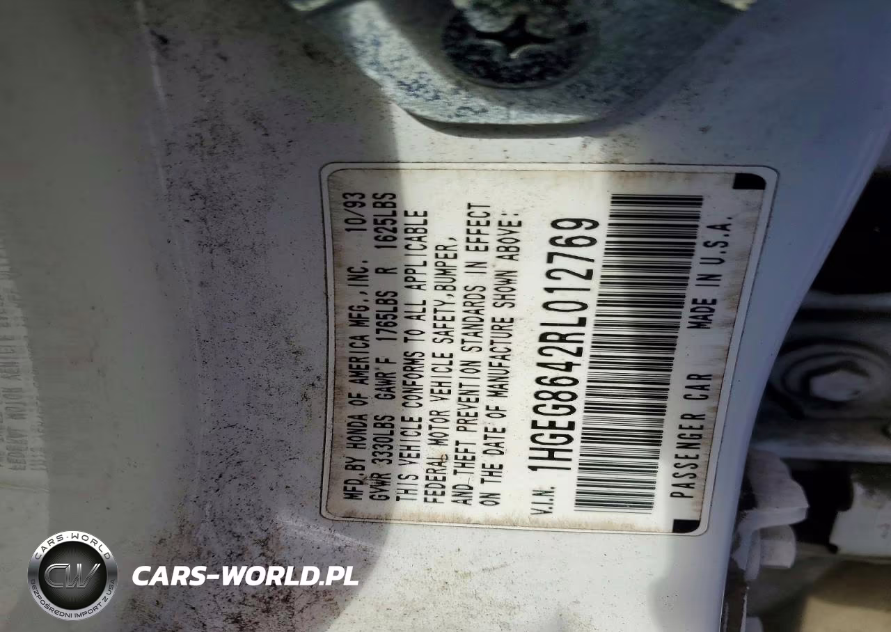 1994 Honda Civic Dx VIN:1HGEG8642RL012769 - 12