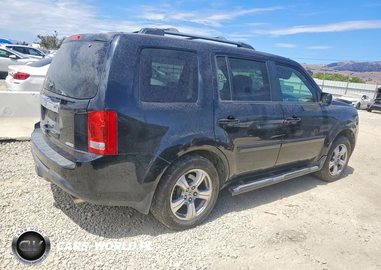 2012 Honda Pilot Exln VIN:5FNYF4H74CB084419 - 3
