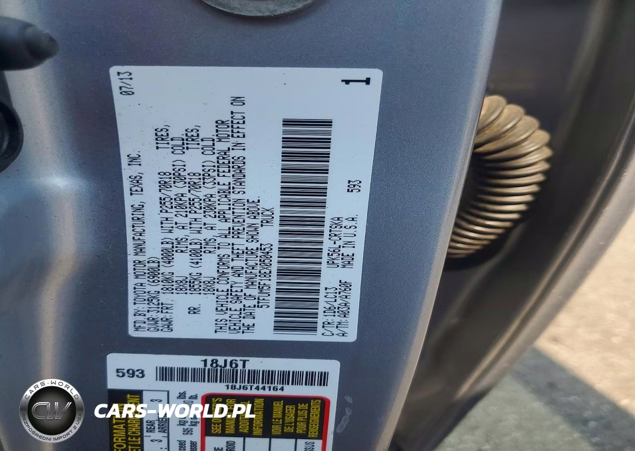 2014 Toyota Tundra Sr VIN:5TFUM5F18EX050453 - 13