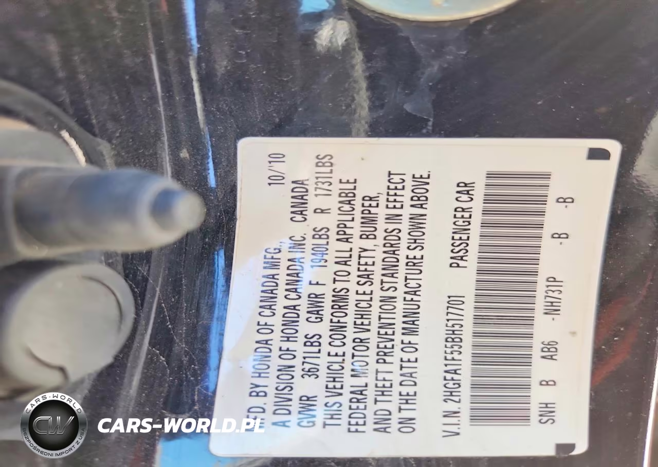 2011 Honda Civic Lx VIN:2HGFA1F55BH517701 - 13