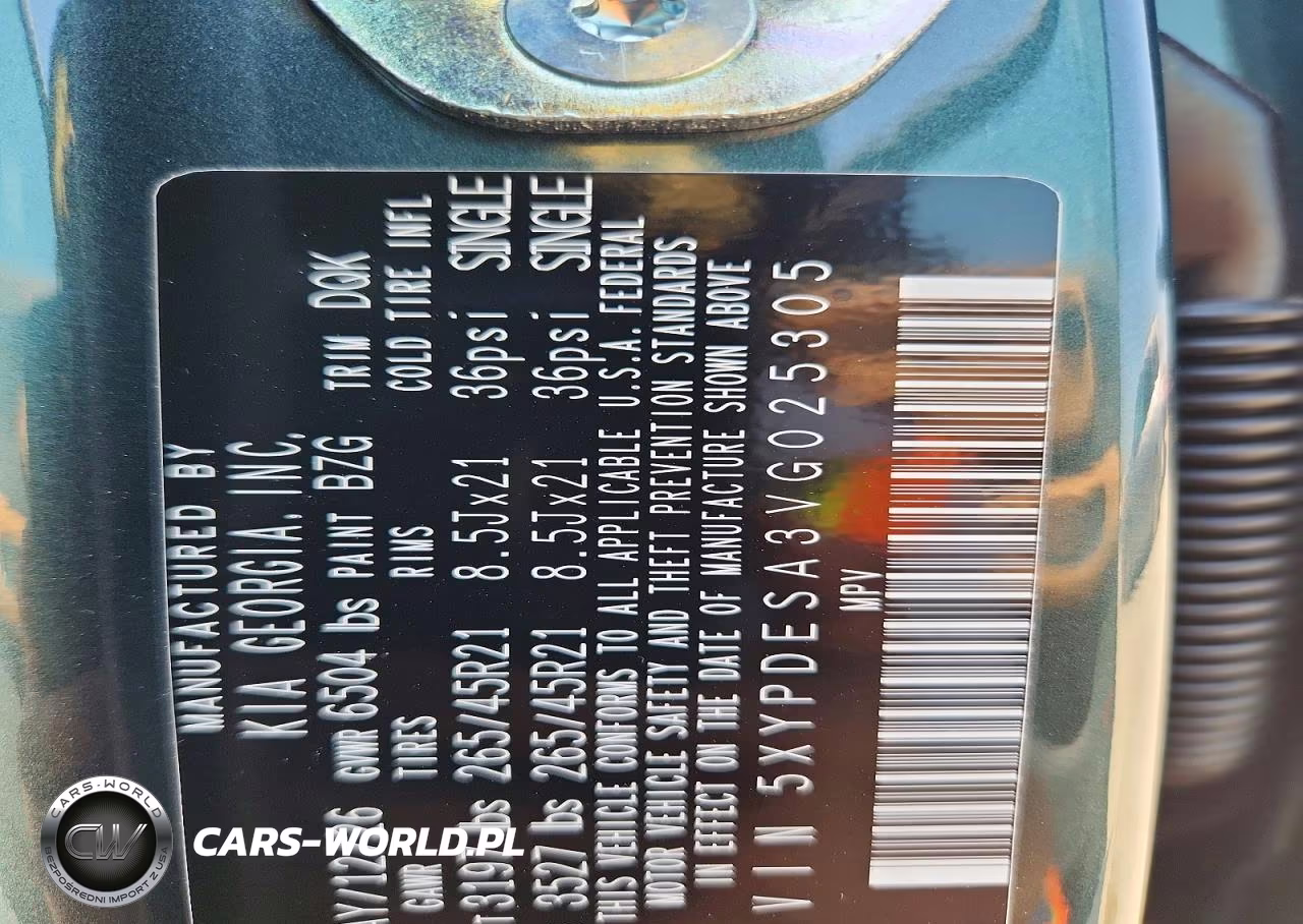 2027 Kia Telluride Hybrid X-Line Sx VIN:5XYPDESA3VG025305 - 14