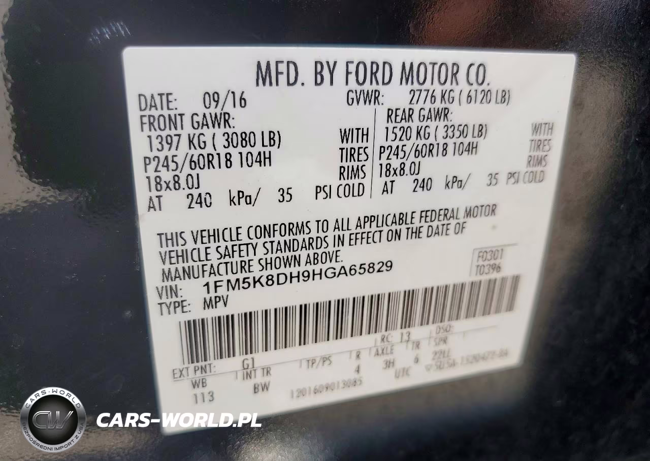 2017 Ford Explorer Xlt VIN:1FM5K8DH9HGA65829 - 13