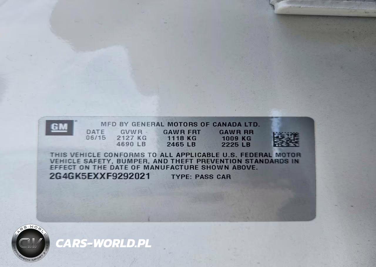 2015 Buick Regal VIN:2G4GK5EXXF9292021 - 12